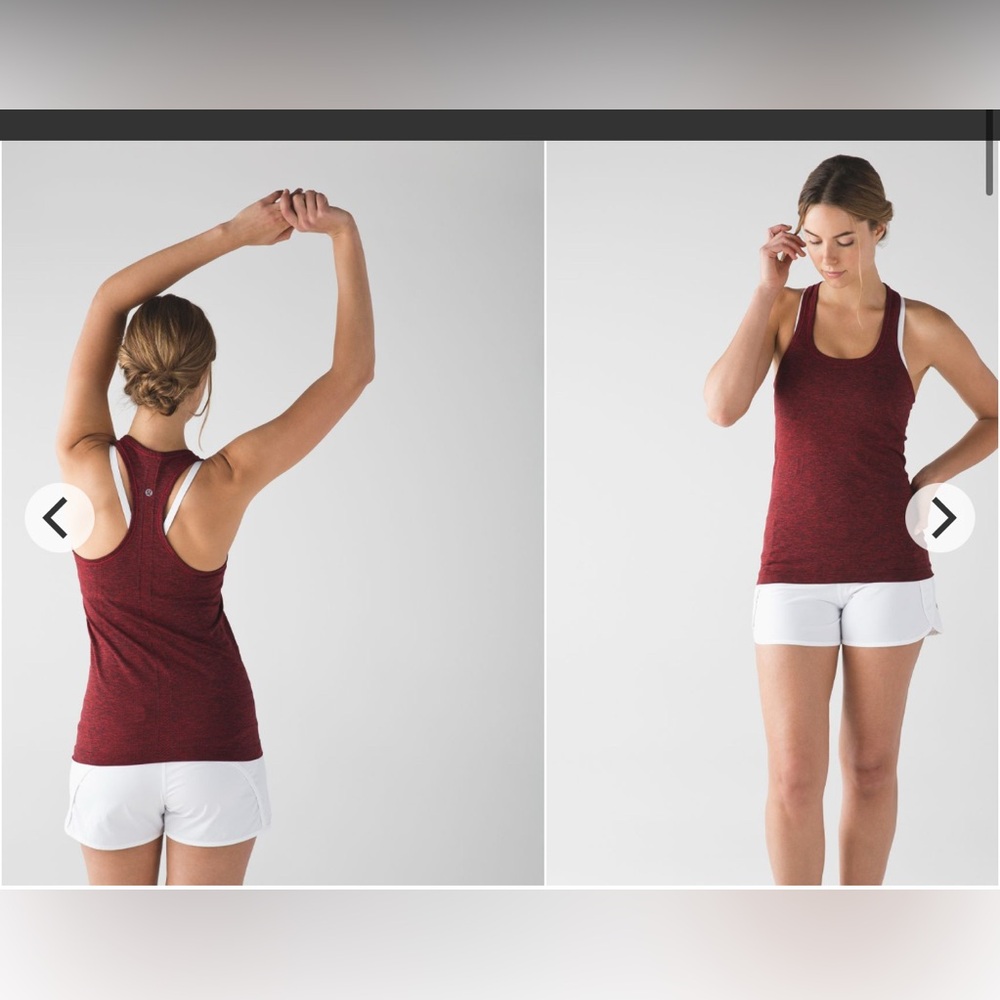 New without tags Lululemon Swiftly Tech Racerback
Black / True Red size 6